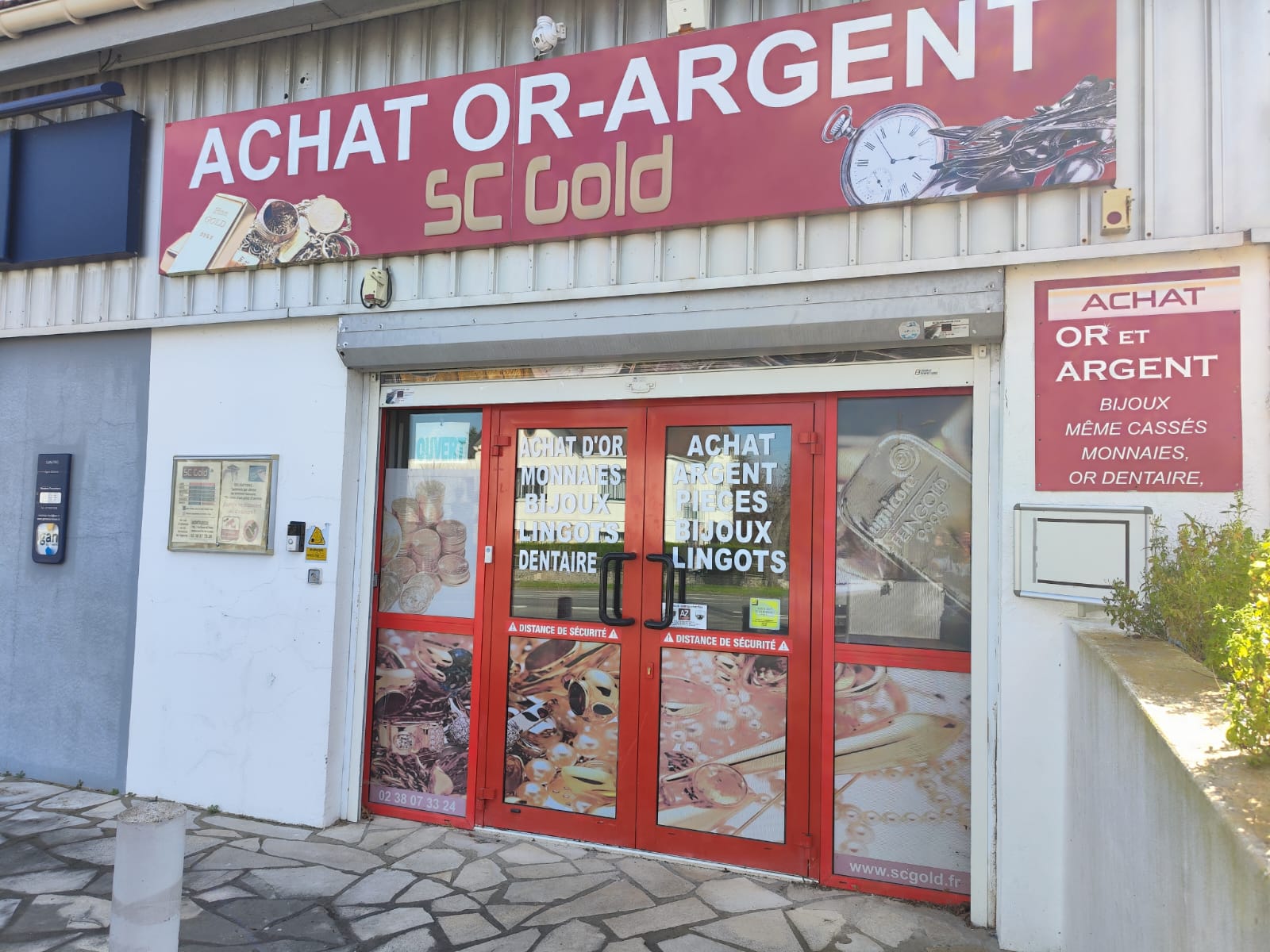 Façade de notre agence d’Amilly